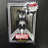 Medicom Toy 2012 Marvel 一番賞 last賞 黑蜘蛛 Black Spider-man spider man spiderman 100%  black / white bear