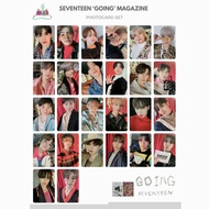 SEVENTEEN Going Magazine Official Photocards Black Ver.