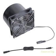 FUN 12V 0 3A  Speed Cooling Blower 81CFM Airflows Exhaust Fan for Effective Ventilation in Painting 