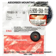 OEM ABSORBER MOUNTING FRONT 51920-SAA-015 CITY SEL TMO T9A JAZZ SAA TGO GK INSIGHT HRV CRZ