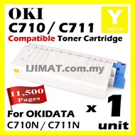 Compatible Toner OKI Okidata C710 C 711 C710N C710DN C711 C711N C711ND C711DNT Yellow