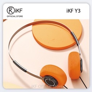 iKF Y3 Wired Retro Headphones 3.5mm Port HiFi Sound Throwback Design Lightweight OOTD Vintage