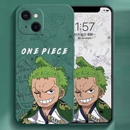 case one piece oppo reno 6 4g - premium armor shield softcase casing - hijau zoro