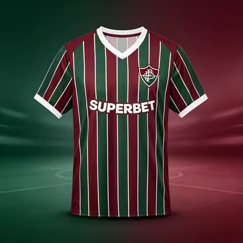 2026 New Fluminense 3D Printed Football Jersey Men Summer Sports Outdoors T-shirt Breathable Quick D