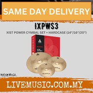 Istanbul Agop Xist Power Cymbals Set 14" Hi-Hats 16" Crash 20" Ride (IXPWS3)