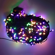 High Quality 100 LED 10M LED String Fairy light Garland Black Wire Christmas Wedding Party String Li