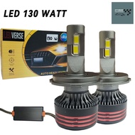 [2PCS] LED HEADLAMP FOGLAMP CAR 1 COLOR 130WATT SUPER BRIGHT CAR 1 COLOR H4 H8 H9 H11 H16 HB3 HB4