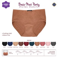 (6pc) Sorex 1178 CD | Sorex Women's Basic Maxi Panty Plain Colorful - Kshop