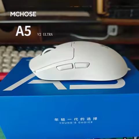 2025 MCHOSE A5 V2 ULTRA/A5 V3 Series Wireless Gaming Mouse 3-mode gaming long battery life PAW3395 l