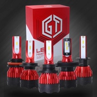 2Pcs H4 LED H7 Auto Car Headlight 9005 9006 H3 H13 H8 880 H27 9004 9007 H11 881 LED H1 K5 55W 6000LM