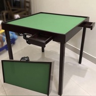 IChen.sg Foldable Mahjong Table 84 X 84cm Solid Wood Portable （ Can Also Be Used As A Dining Table ） ZW2P YIAI