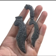 Koleksi miniatur kujang ciung hitam siliwangi