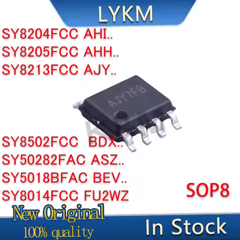 5/PCS New SY8204FCC AHI.. SY8205FCC AHH.. SY8213FCC AJY.. SY8502FCC BDX.. SY50282FAC ASZ.. SY5018BFA