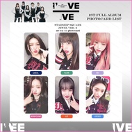 HK2 6PCS/set IVE Ive IVE StarShip Entertainment LOMO card collection card Yujin Gaeul Wonyoung LIZ R