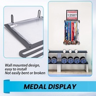 Medal Display Wall Mounted Medal Hanger Running Bib and Medal Holder Hanging Medal Rack Square Shape