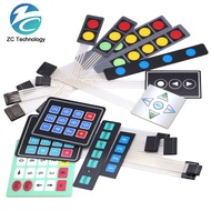 1*2 3 4 5 6 8 Key Button Membrane Switch 3*4 4X5 Matrix Array Keyboard 1X6 Keypad with LED Control P