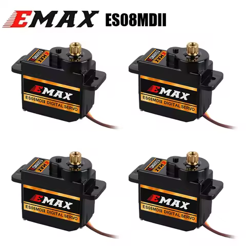 EMAX ES08MD II ES08MA II Mini Metal Digital Servo 12g for RC Model Airplane High-Speed Mini Metal Ge