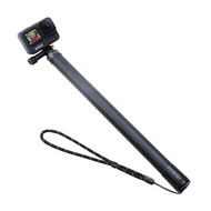 Upgrade 118" Long Carbon Fiber Handheld Selfie Stick Extendable Pole Monopod for GoPro Hero11/10/9 Hero8 Hero7 Hero 6 Hero 5 Black DJI OSMO Action Camera Cam &amp; Other Action Cameras