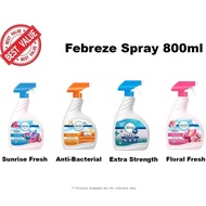 Febreze with Ambi Pur Fabric Refresher 800ml (Febreeze odor eliminator fabric spray for unwashables)