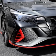 Red Front Bumper Fog Light Grille Trim Cover Exterior Styling Car Accessories For Hyundai Elantra CN