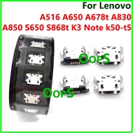 10pcs-50pcs For Lenovo A516 A650 A678t A830 A850 S650 S868t K3 Note k50-t5 Phone Plug In Charging Ch