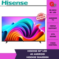 HISENSE (4K UHD GOOGLE TV) 50" / 55" / 65" / 75" A6500N – DOLBY VISION • VOICE CONTROL • BEZEL-LESS 