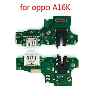 บอร์ดไมโครโฟนชาร์จหัวต่อสายแพเครื่องชาร์จ USB สายเคเบิลงอได้อะไหล่สำหรับ A16k OPPO