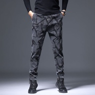 New Fashion Versatile Six Pocket Jacquard Casual Pants for Men