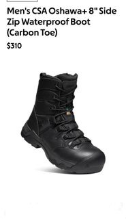 Keen  防水側拉鍊靴 安全鞋 防砸防刺防水