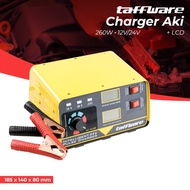 PROMO- CHARGER AKI TAFFWARE INTELLIGENT PULSE WITH LCD DISPLAY- AJ-618D