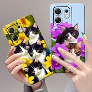 [SHARK CASE] Softcase INFINIX ZERO 30 4G/ZERO 30 5G/ZERO 5G/GT 10 PRO 5G Cat Motif - Infinix Casing 