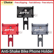 Anti-Shake Bike Phone Holder Adjustable Bicycle Cell Phone Holder Aluminum Alloy Phone Bracket bicyc