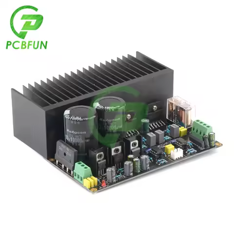 LM3886 High Power Stereo 2.0 Power Amplifier Board OP07 DC Servo 5534 Pre-amplifier Immersion Gold P