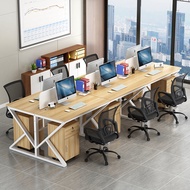 （free shipping）4 people 6 people staff desk staff simple computer desk commercial office furniture t