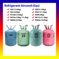 Gas Standard R134A R32 R410 R22 R407C R600A Air Con Fridge Car 冷气空调/冰箱 Penyaman Udara Peti Sejuk ker