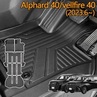 3D mat Alphard 40/vellfire 40 (2023.6-present) car mat car foot mat car floor mat car pet agh40 anh 
