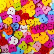 COLORFUL BEAR BUTTON 1CM