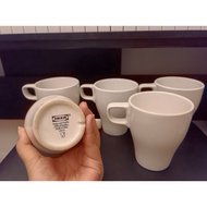 Ikea White Mug One Set