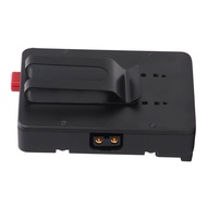 Sprcsg V Mount Battery Plate D Tap Output Lock Power Supply Adapter with Back Clip for NP F970 F960 