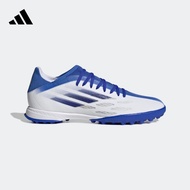 adidas阿迪达斯官方X SPEEDFLOW.3 TF男女硬人造草坪足球鞋GW7509 白色/蓝色 39(240mm)