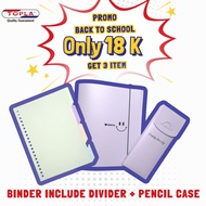 A5 Binder 20 Holes Free Pencil Case A5 Binder/ School Package/