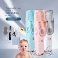 Household Baby Hair Clipper Children's Automatic Hair Suction Hair Cutting Electric Hair Clipper Razor Self-Service Hair Clipper Noiseless Waterproof Safe Hair Suction Hair Clipper