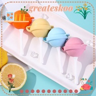 GREATESKOO Silicone Popsicle Mold, Reusable with Removable Lids Silicone Ice Molds, Popsicle Tools Mini DIY Ice Pop Mold Bar