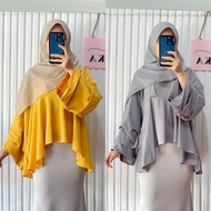 ASKA.ID - YOONA BLOUSE TRUMPET SLEEVEWanita
