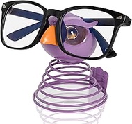 Made Easy Kit Owl Design Eyeglasses Holder Stand - Bobblehead Rack for Sunglasses and Specs - Fun De
