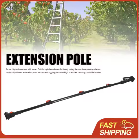 Telescopic Extension Pole for Cordless Pruning Shears & Chainsaw High Branch Trimmer Compatible BL18