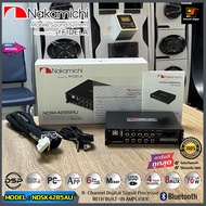 DSP NAKAMICHI รุ่น NDSK4285AU ปรับได้ 31BAND DSP Amplifier เข้า2 ออก8 ปรับจูนจากมือถือและโน๊ตบุ๊คได้
