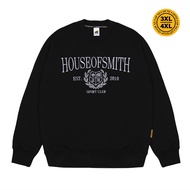 House of Smith Sweater Crewneck Oversize Pria - Univers Smith Oversized Crewneck Black