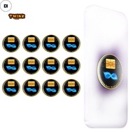 DI 12PC Radiation Blocker Stickers for Cell Phones and Laptops EMF Shield