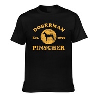 Summer Cool Doberman Pinscher Est. 1890 Doberman Dog Good Printed Tshirt Man
